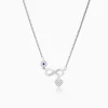 Silver Infinity Love Necklace