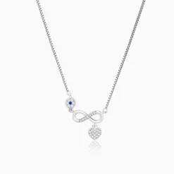 Silver Infinity Love Necklace