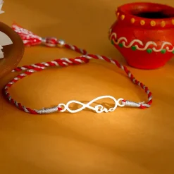Silver Infinity Rakhi