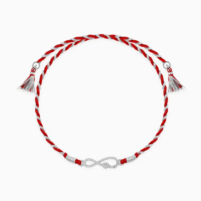 Silver Infinity Rakhi