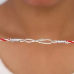 Silver Infinity Rakhi