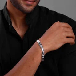 Silver Intellectual Bracelet For Him