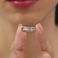 Silver Interlocked Ring