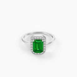 Silver Iris Verdant Ring (Size 12)
