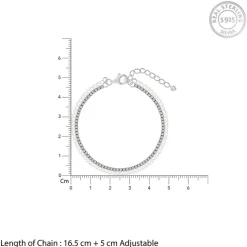 Silver Jayne Pearl Tennis Bracelet