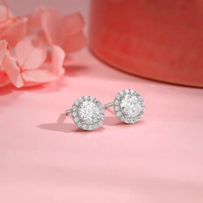 Silver Joyful Studs