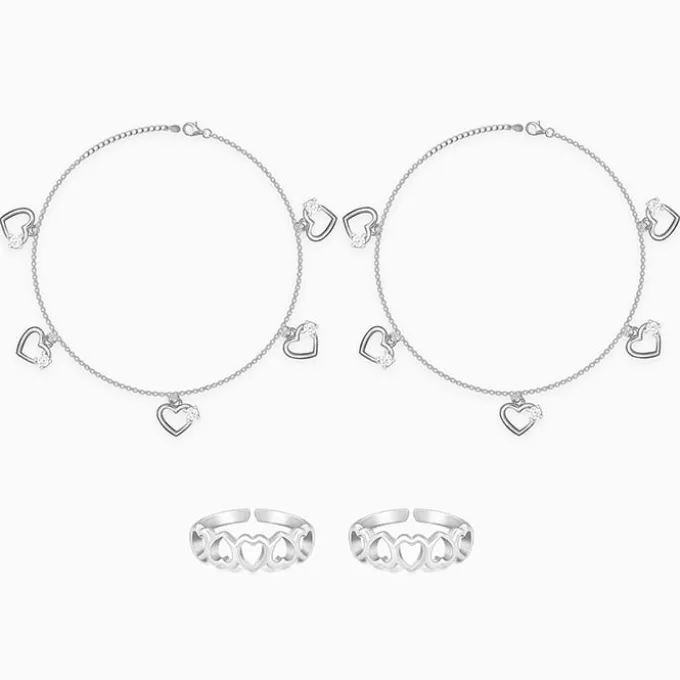 Silver Kadambari Set