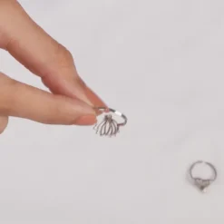 Silver Kanwal Toe Rings
