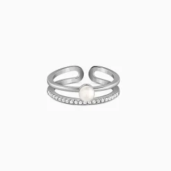 Silver Kate Pearl Ring
