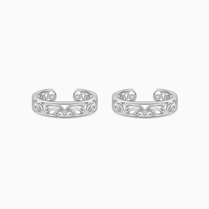 Silver Khoobsurat Toe Rings
