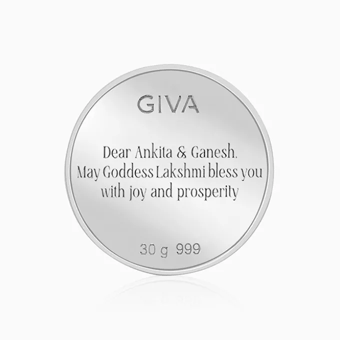 Silver Lakshmi Coin - (30g)