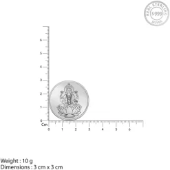 Silver Lakshmi Coin - (10g)
