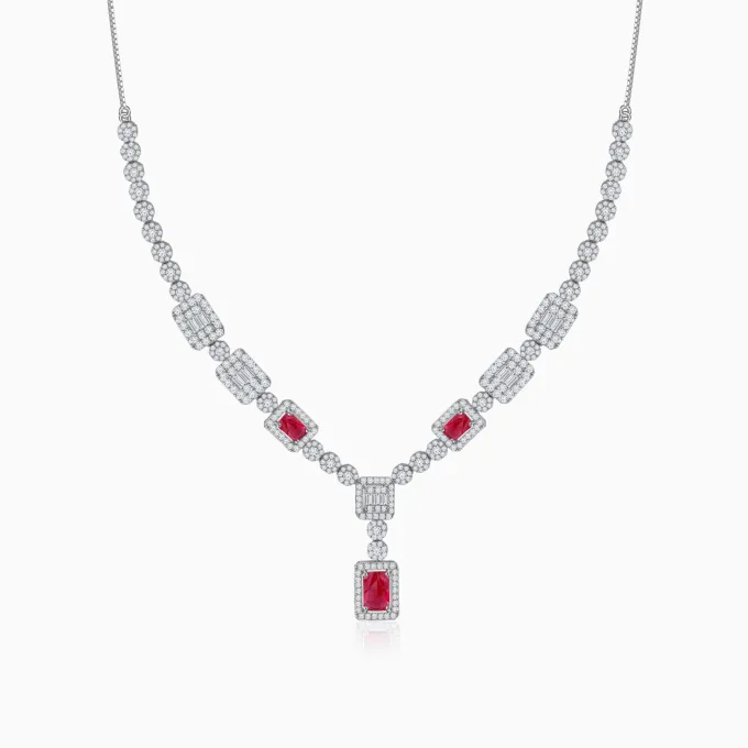 Silver Lancaster Crest Necklace