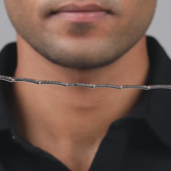 Silver Lattice Bracelet For Him
