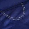Silver Layered Shine Necklace