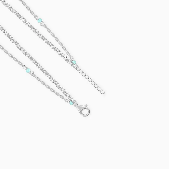 Silver Layered Shine Necklace