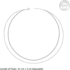 Silver Layered Shine Necklace