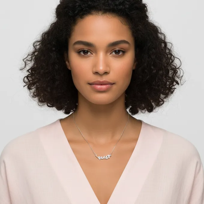 Silver Leaf Necklace