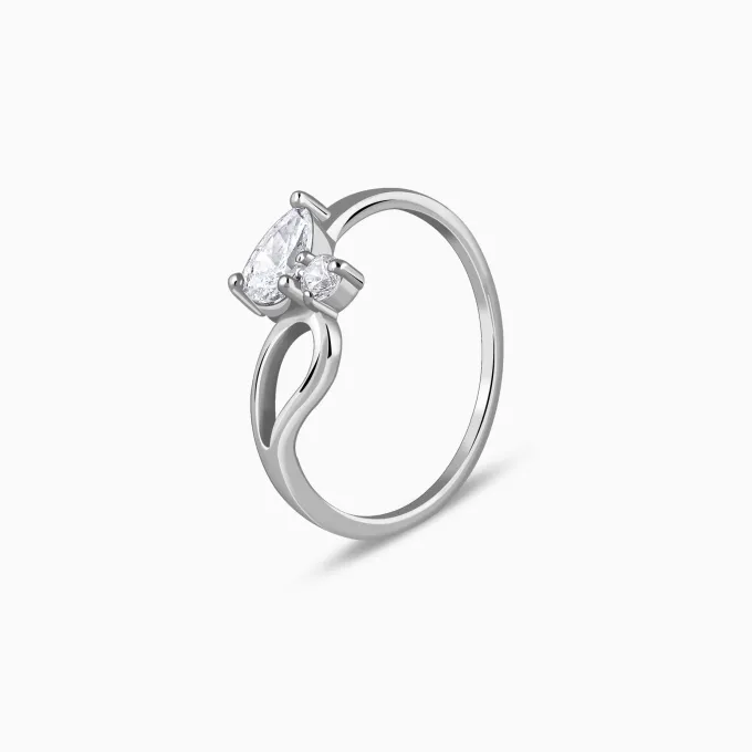 Silver Lean On Ring