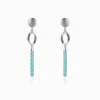 Silver Levitating Earrings