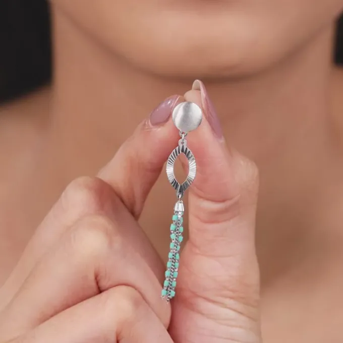 Silver Levitating Earrings
