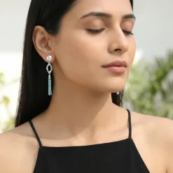 Silver Levitating Earrings