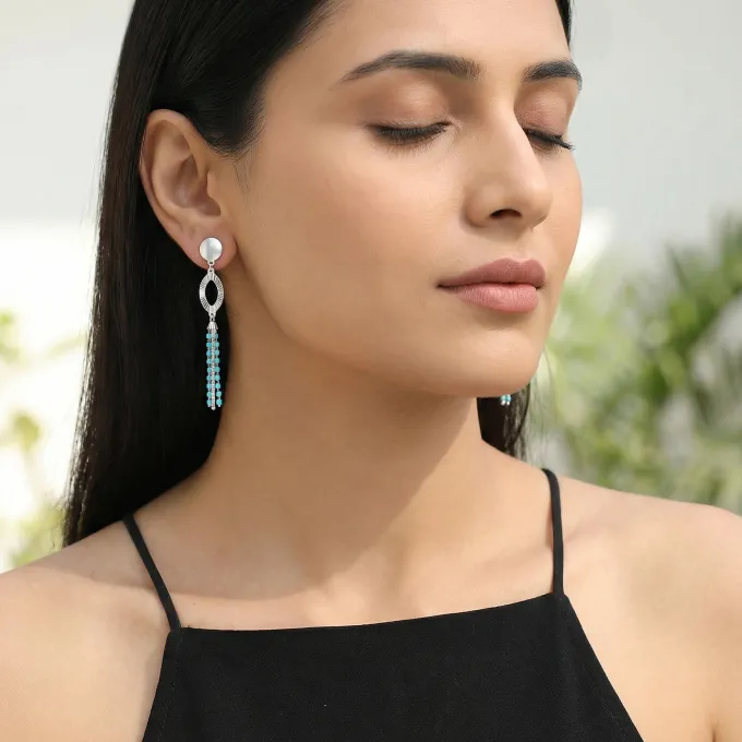 Silver Levitating Earrings