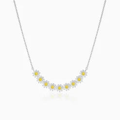Silver Like Daffodils Necklace