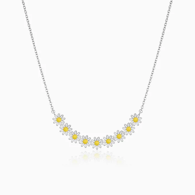 Silver Like Daffodils Necklace