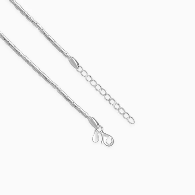 Silver Long and Short Chain
