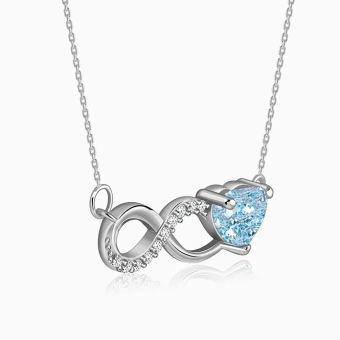 Silver Looped in Love Necklace