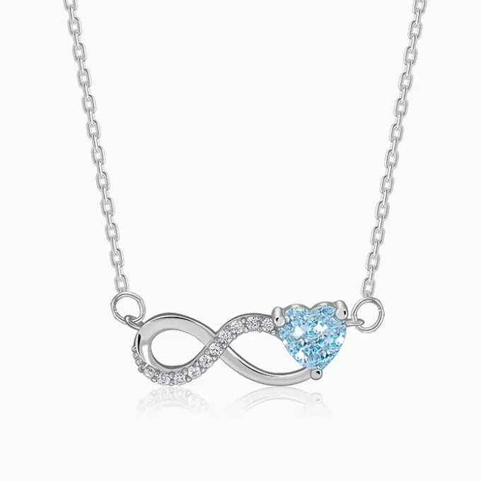 Silver Looped in Love Necklace