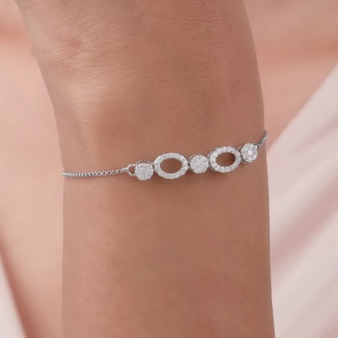 Silver Love Me More Bracelet
