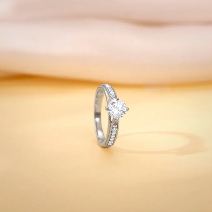 Silver Love Me More Ring