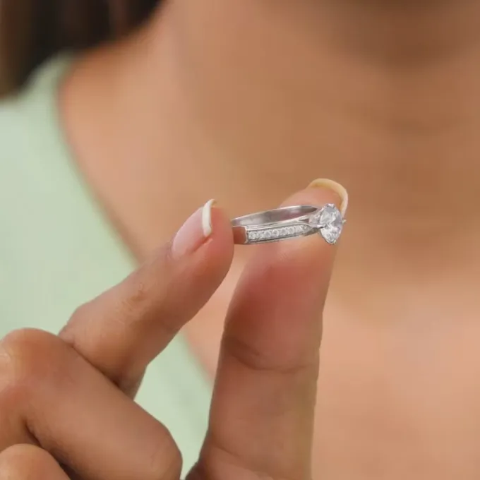 Silver Love Me More Ring