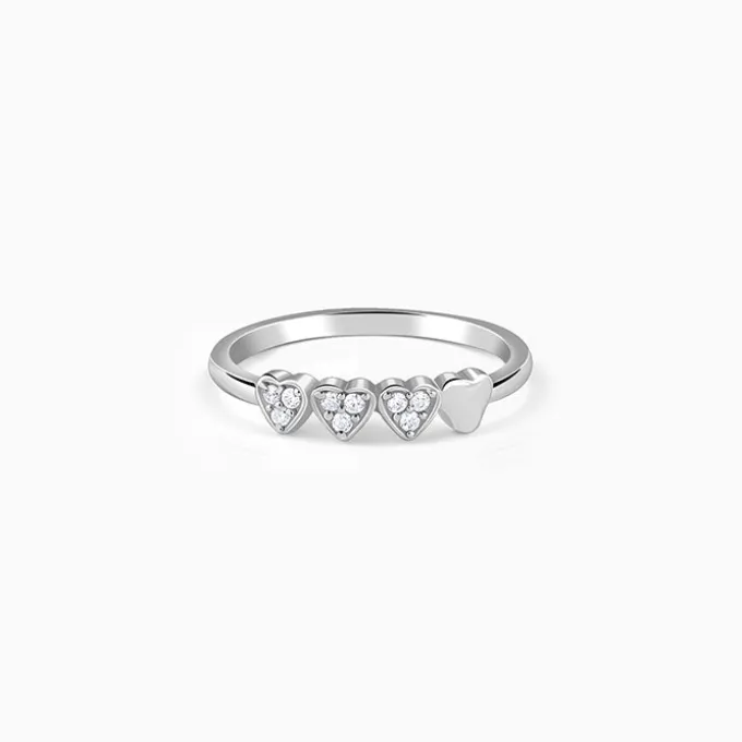 Silver Love Ring