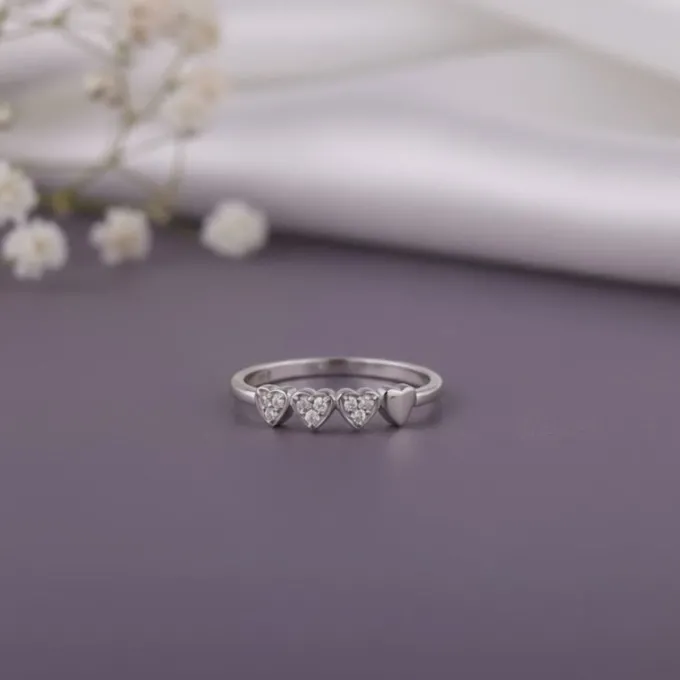 Silver Love Ring