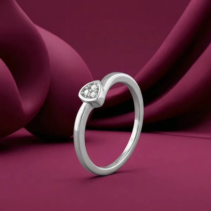 Silver Luma Drop Ring (Size 12)