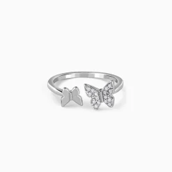 Silver Luna Flutter Ring (Size 12)