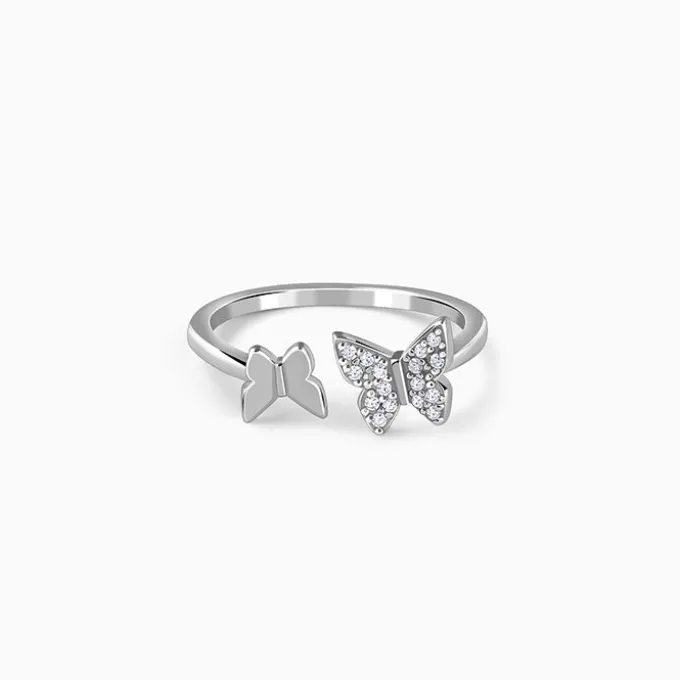 Silver Luna Flutter Ring (Size 12)