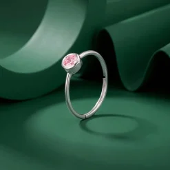 Silver Lustre Hue Ring