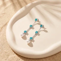Silver Lysithea Earrings