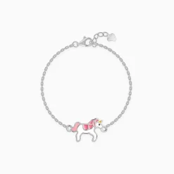 Silver Magical Unicorn Kids Bracelet (0 - 2 Years)