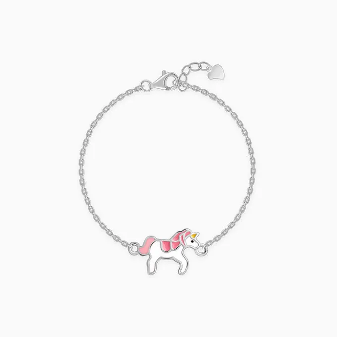 Silver Magical Unicorn Kids Bracelet (0 - 2 Years)