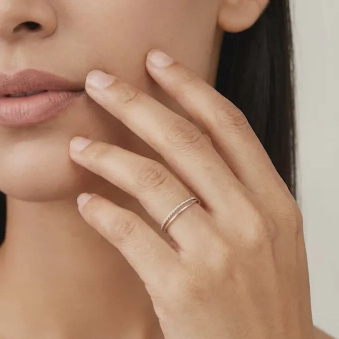 Silver Magnetic You Ring