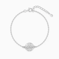 Silver Mandala Bracelet Rakhi