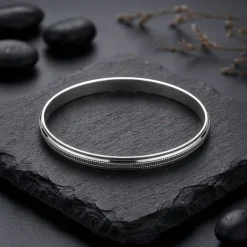 Silver Manmeet Kada For Him (Size 6.9)
