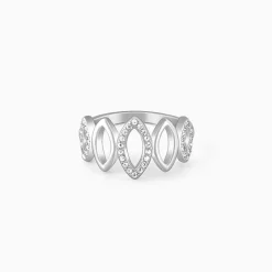Silver Marquise Shape Ring