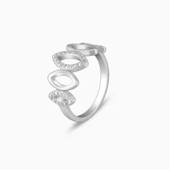 Silver Marquise Shape Ring