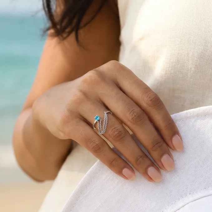 Silver Medea Ring (Size 12)
